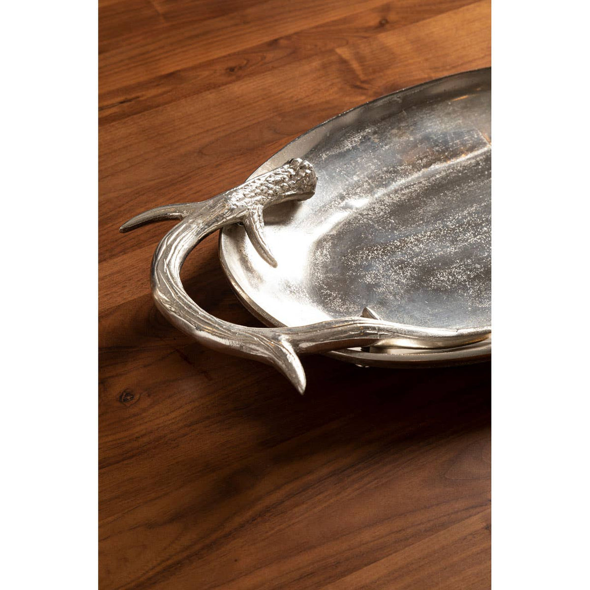 Silver Antler Serving Tray