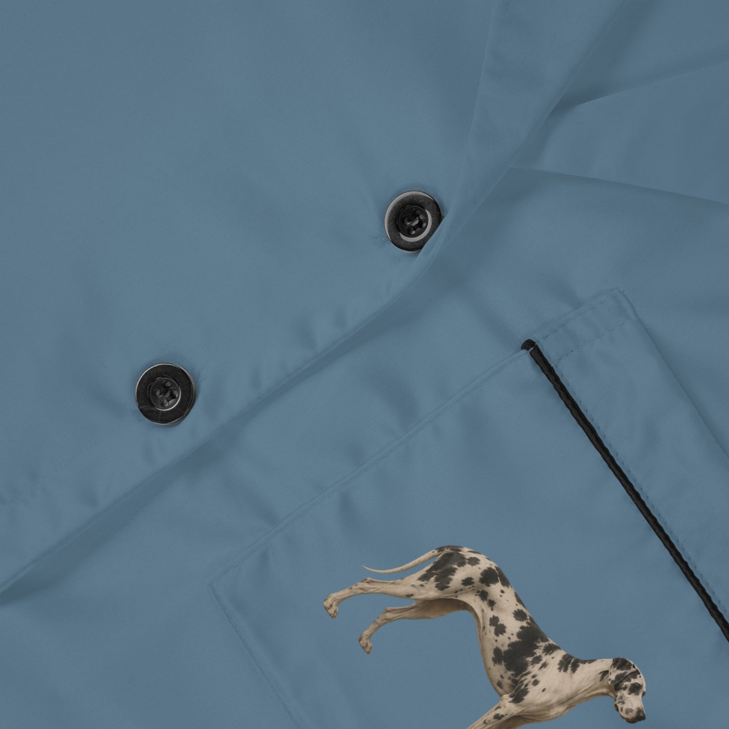 Harlequin Great Dane Women’s Pyjama Set in Dusty Blue