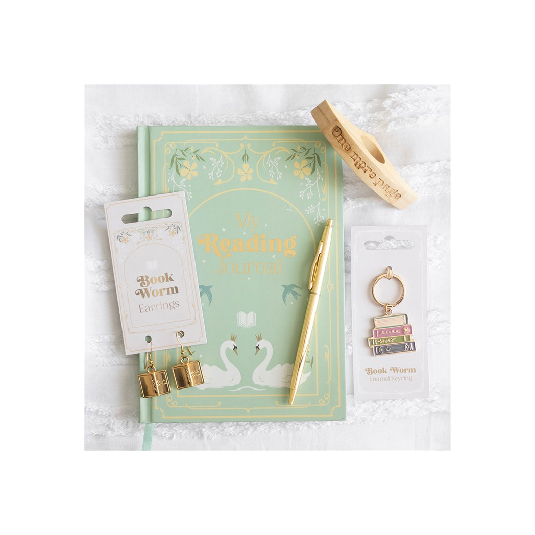 Book Worm Wooden Thumb Page Holder | Reading Gift
