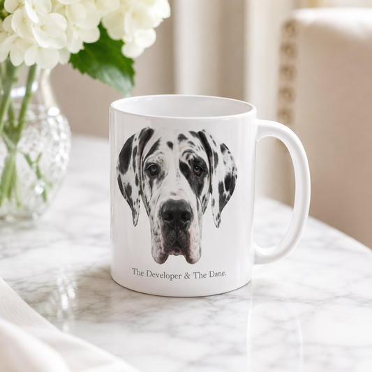 Harlequin Great Dane Mug – Great Dane Lover Gift