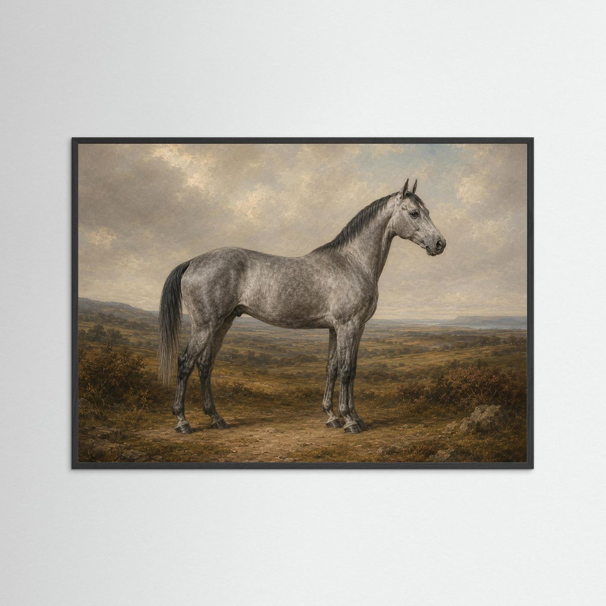 Horse in the British Countryside IV framed wall art