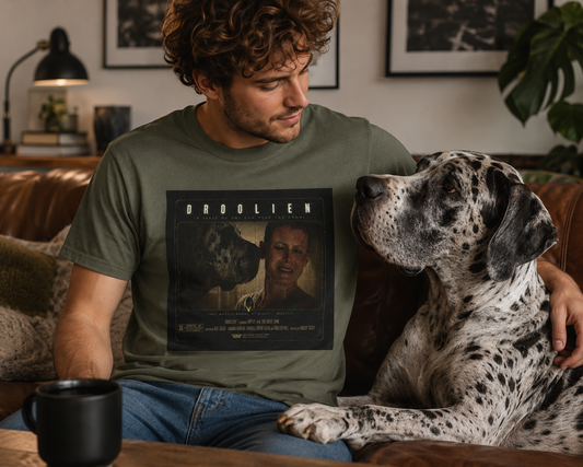 Danes in the Movies: Funny Great Dane T-Shirts for Dog Lovers and Film Fans