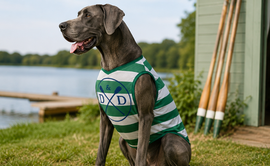 Great Dane Clothes: Introducing Our Polo and Rowing Dog Jerseys