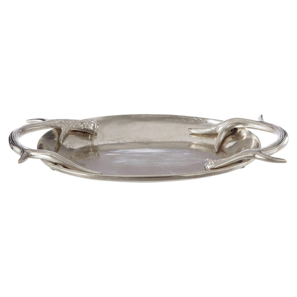 Silver Antler Serving Tray