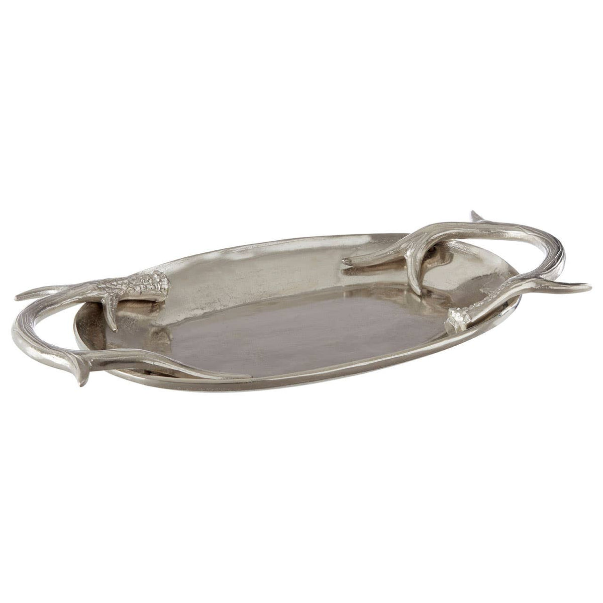 Silver Antler Serving Tray