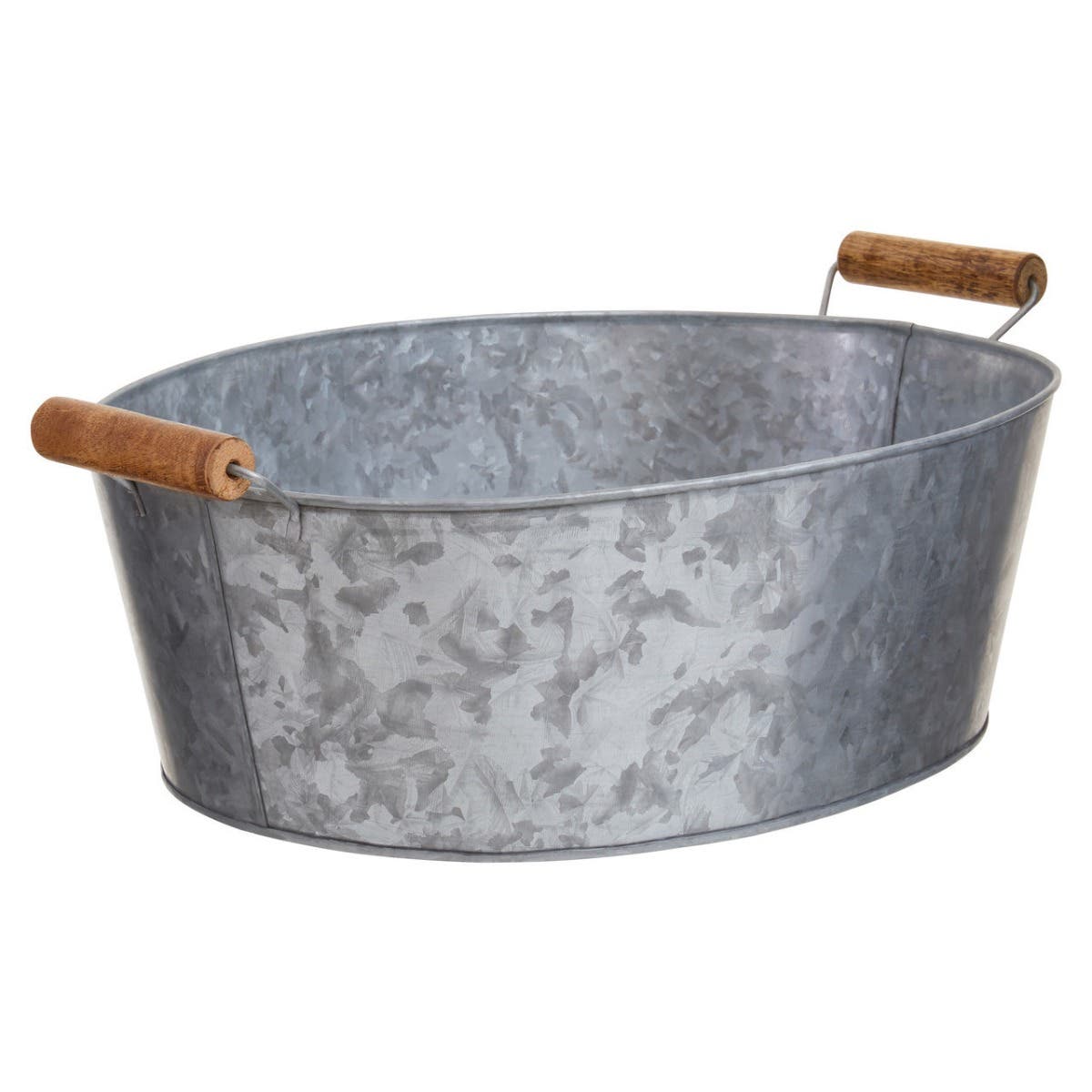Drummond Boat-Shaped Galvanised Serving Tray