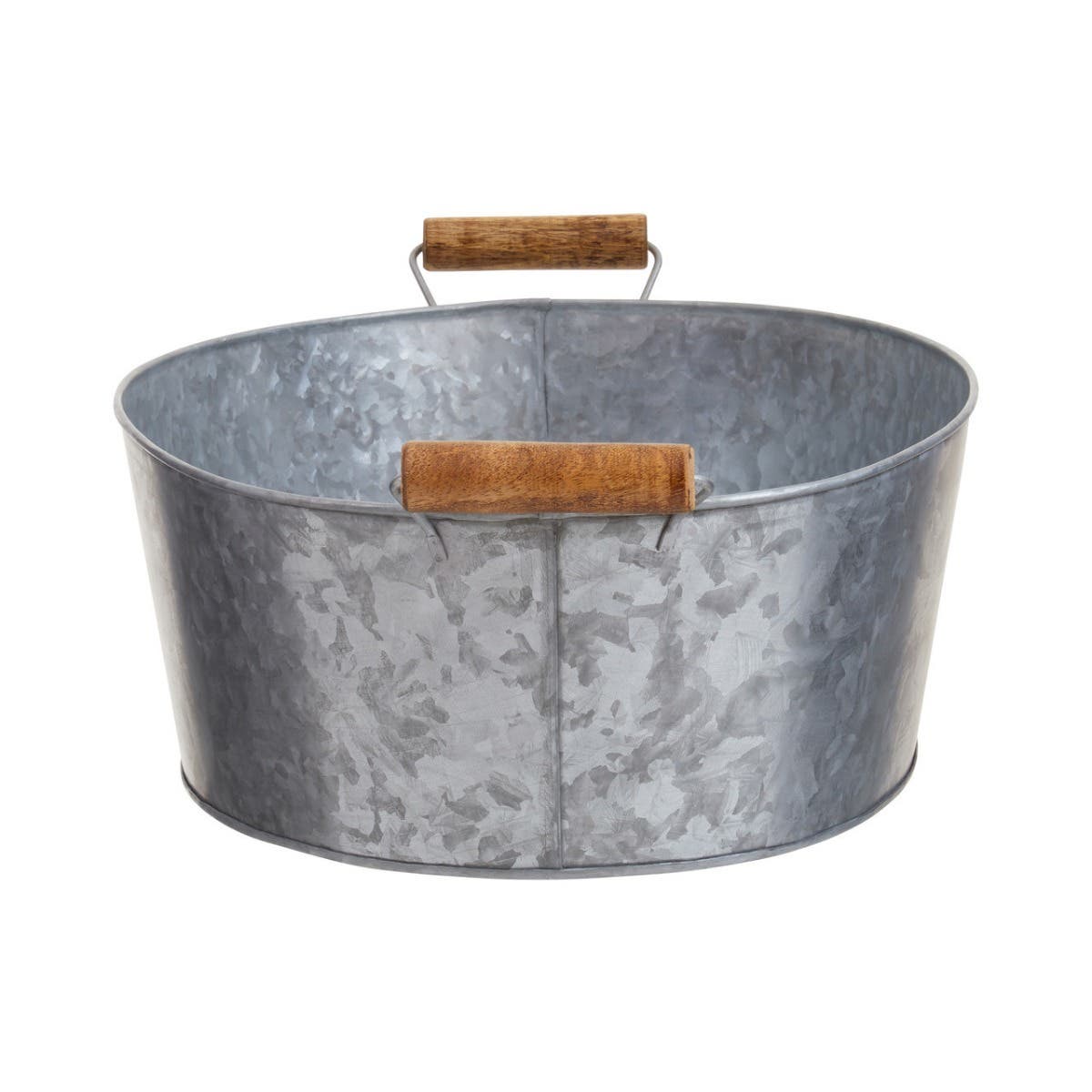 Drummond Boat-Shaped Galvanised Serving Tray
