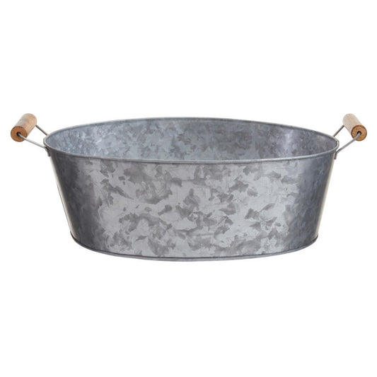 Drummond Boat-Shaped Galvanised Serving Tray