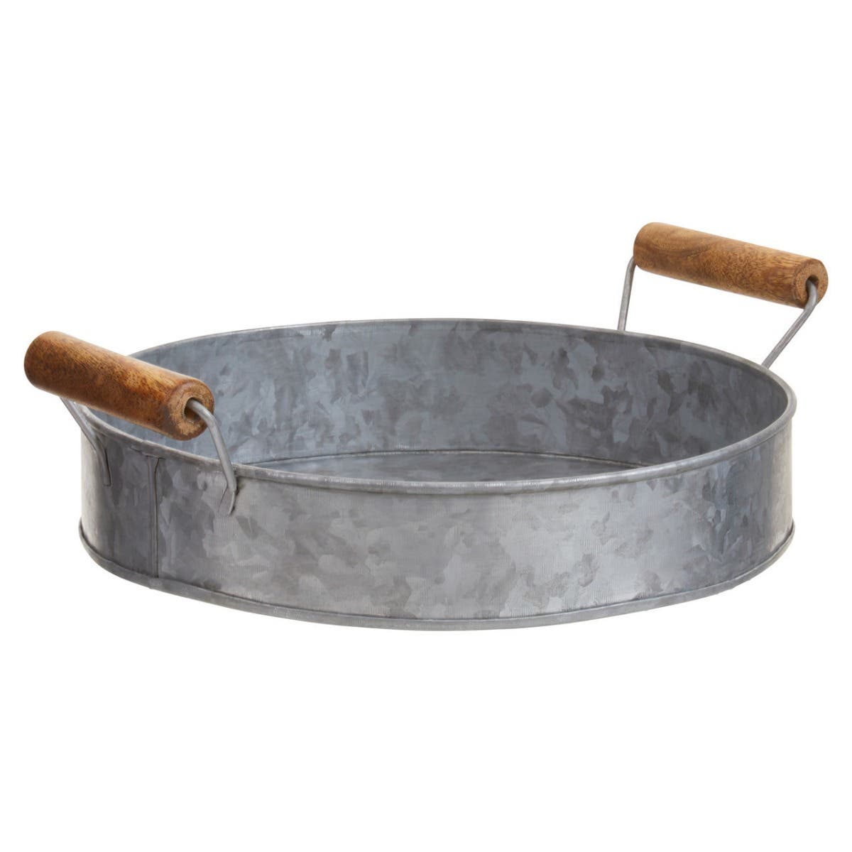 Drummond Galvanised Steel Round Tray