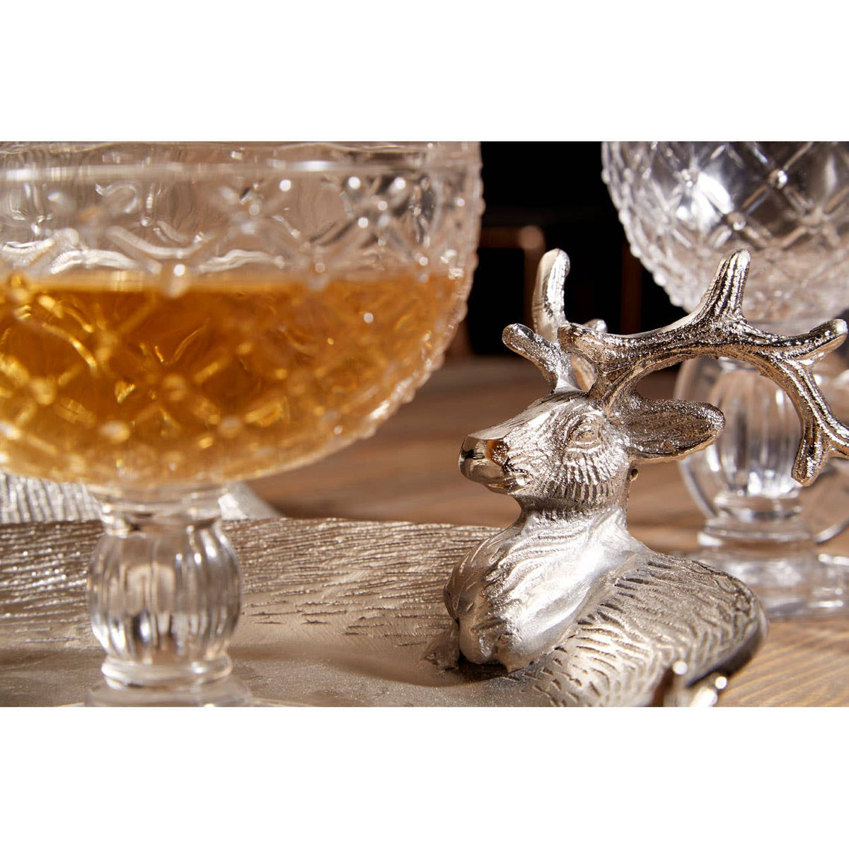 Stag Head Serving Tray