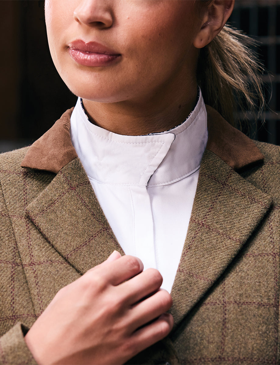 Dublin Albany Tweed Tailored Riding Jacket – Brown – product view 10