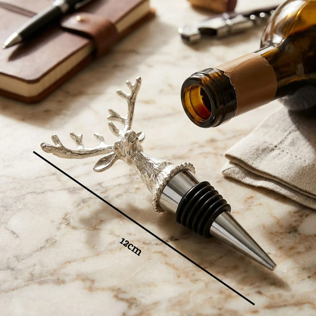 Stag Bottle Stopper