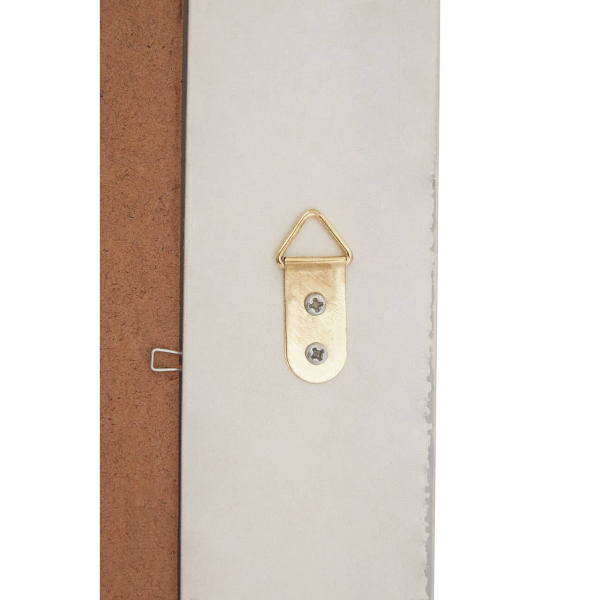 Regency-Style Silver Framed Wall Mirror