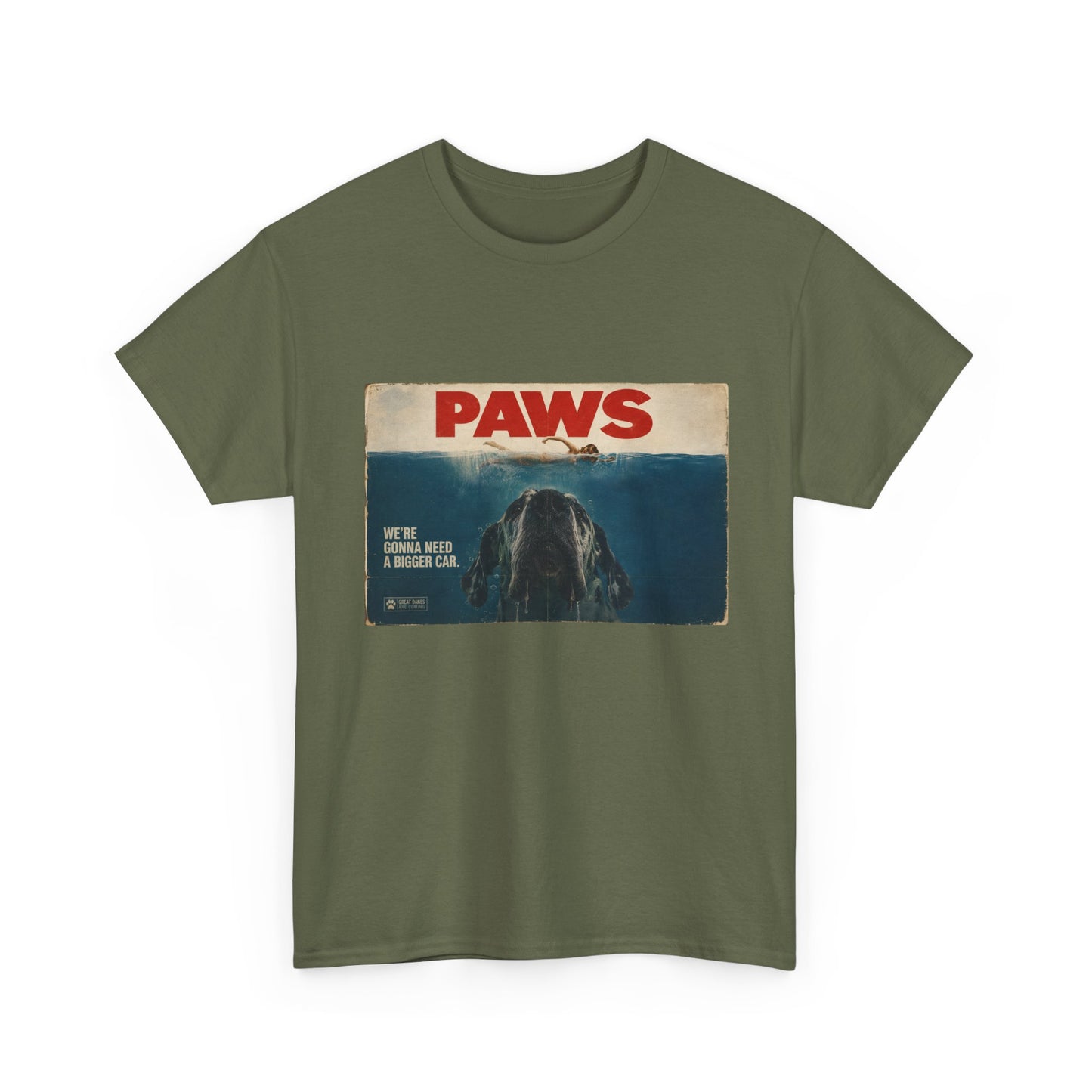 Paws  – Great Dane Movie T-Shirt