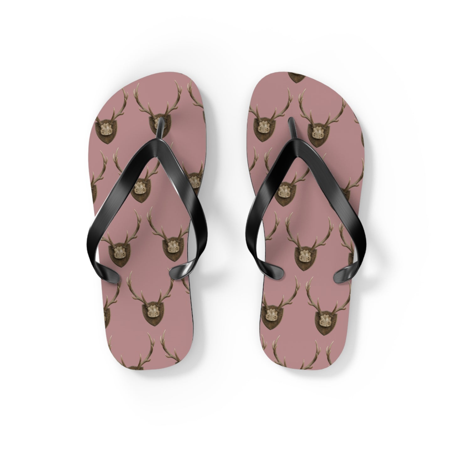 Vintage Stag Flip Flops | British Heritage Sandals | Womens