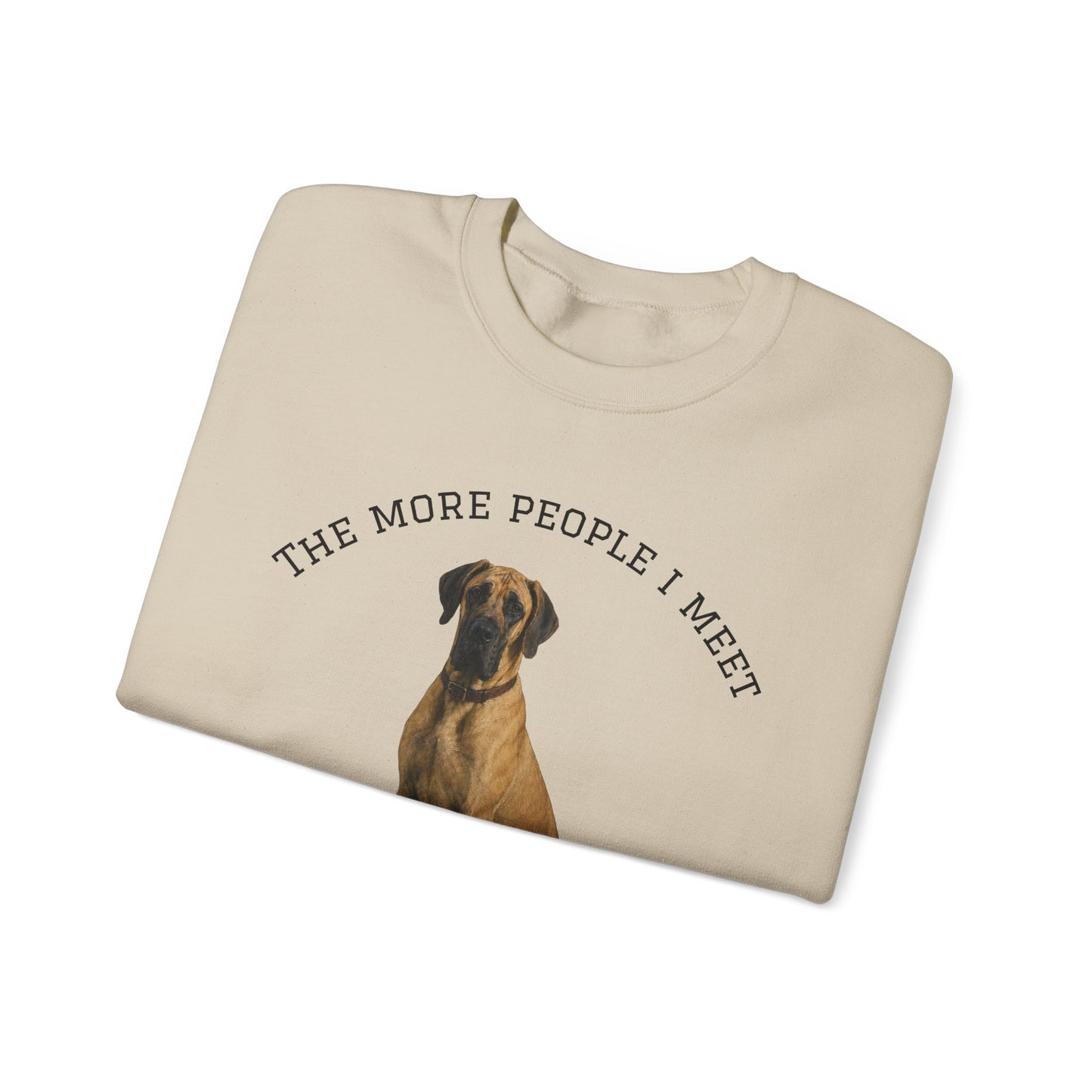 Fawn Great Dane Crewneck Sweatshirt