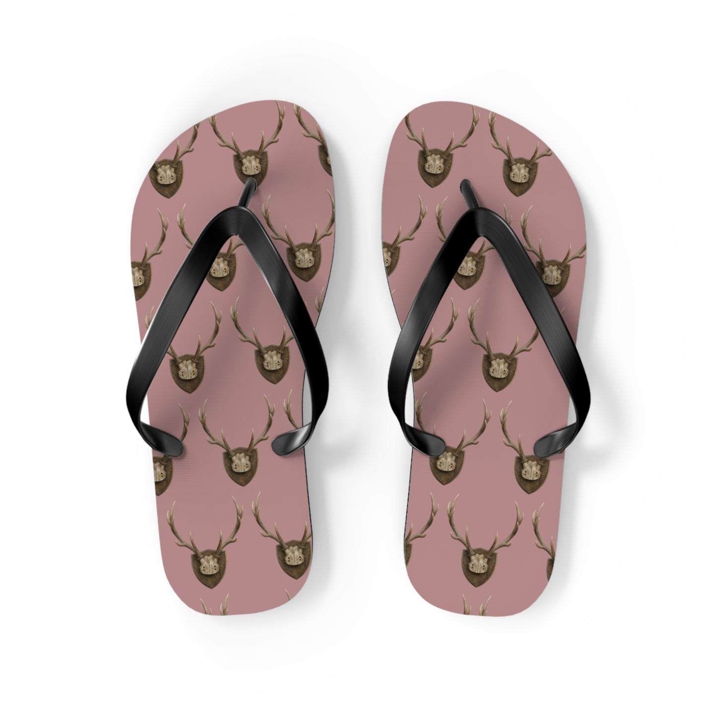 Vintage Stag Flip Flops | British Heritage Sandals | Womens