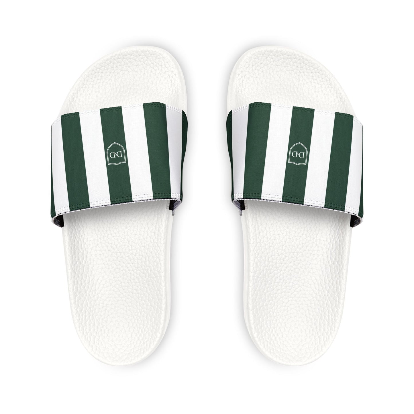 Mens Striped Heritage Sliders
