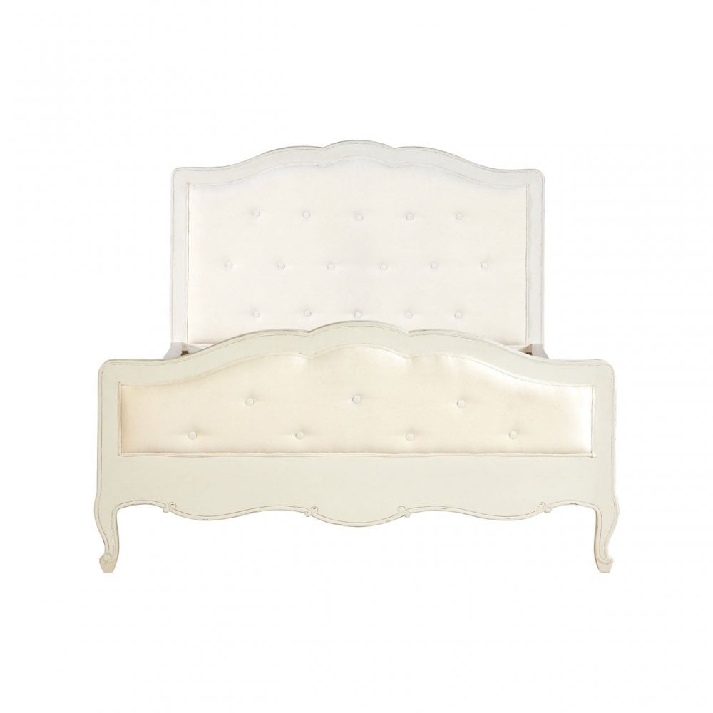 Bayur Weathered White King Size Bed