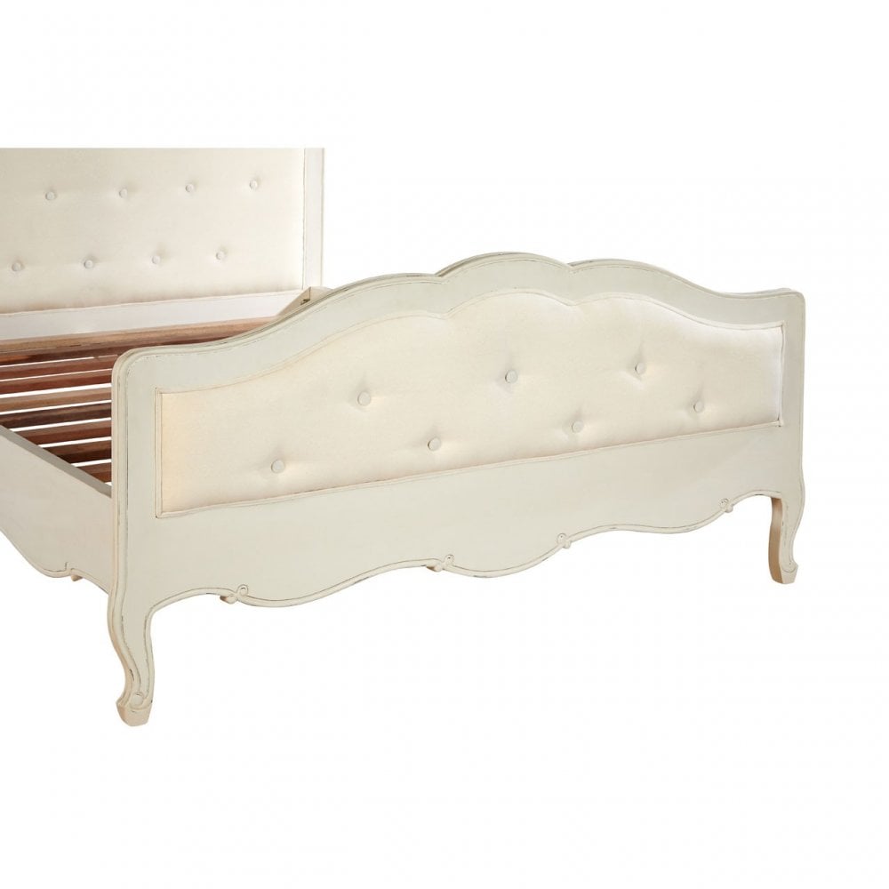 Bayur Weathered White King Size Bed
