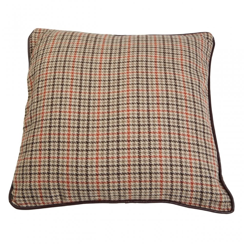 Heritage Beige Tartan Cushion