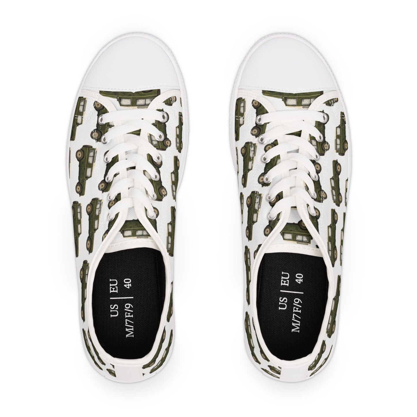 Low Top Sneakers Defender Jeep Vintage Green - Womens