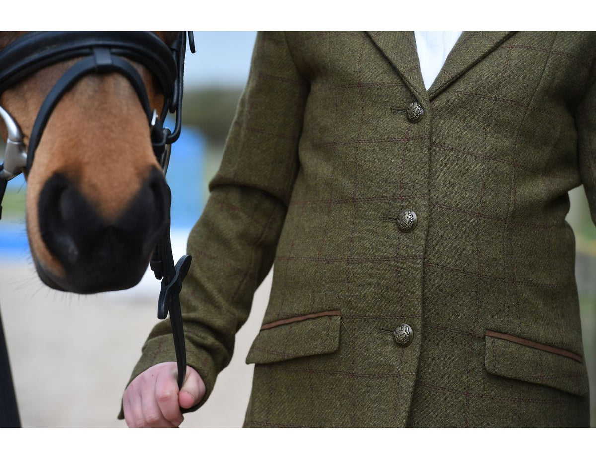 Dublin Albany Tweed Tailored Riding Jacket – Brown – product view 6