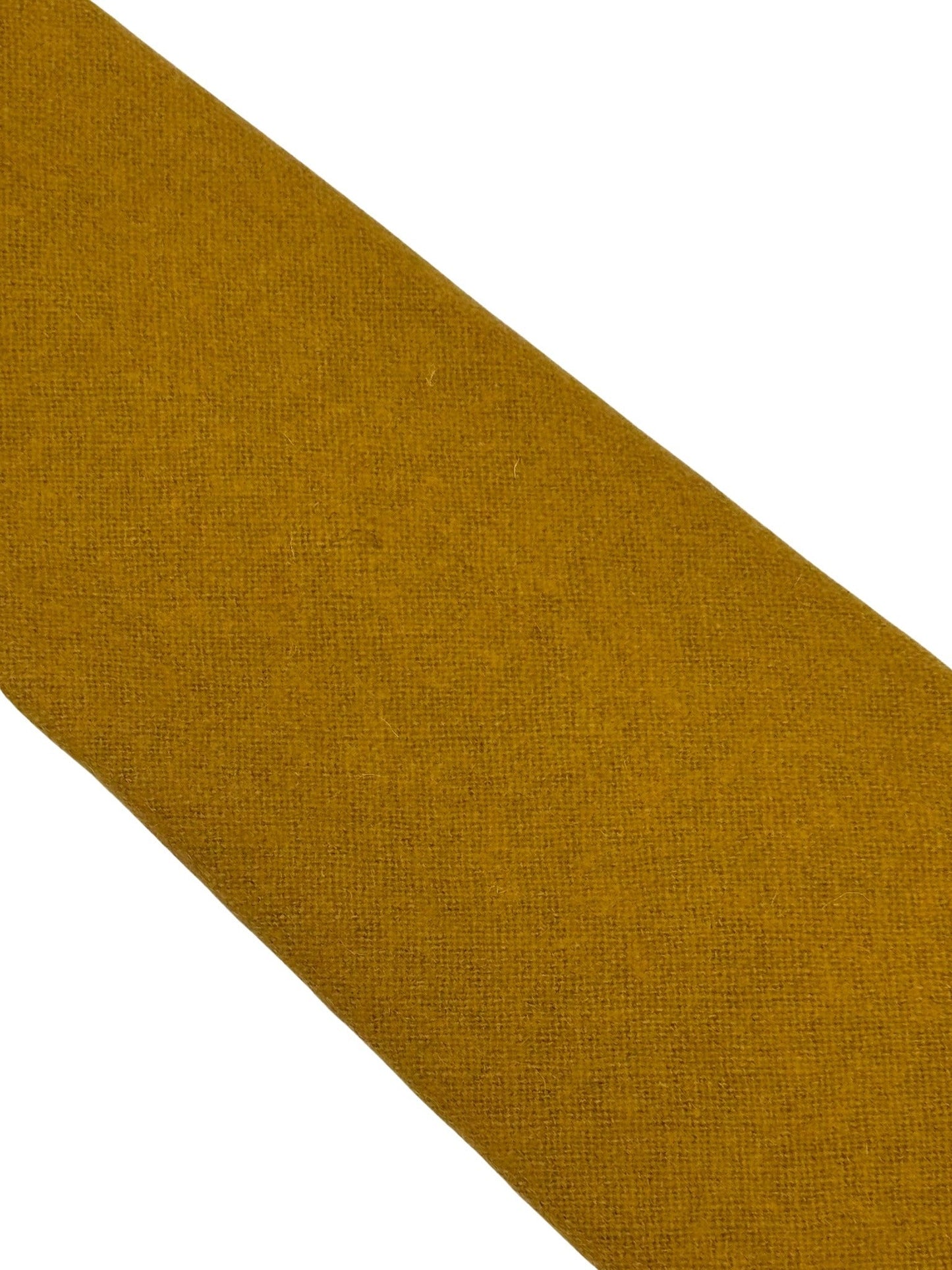 100% wool  tie in mustard