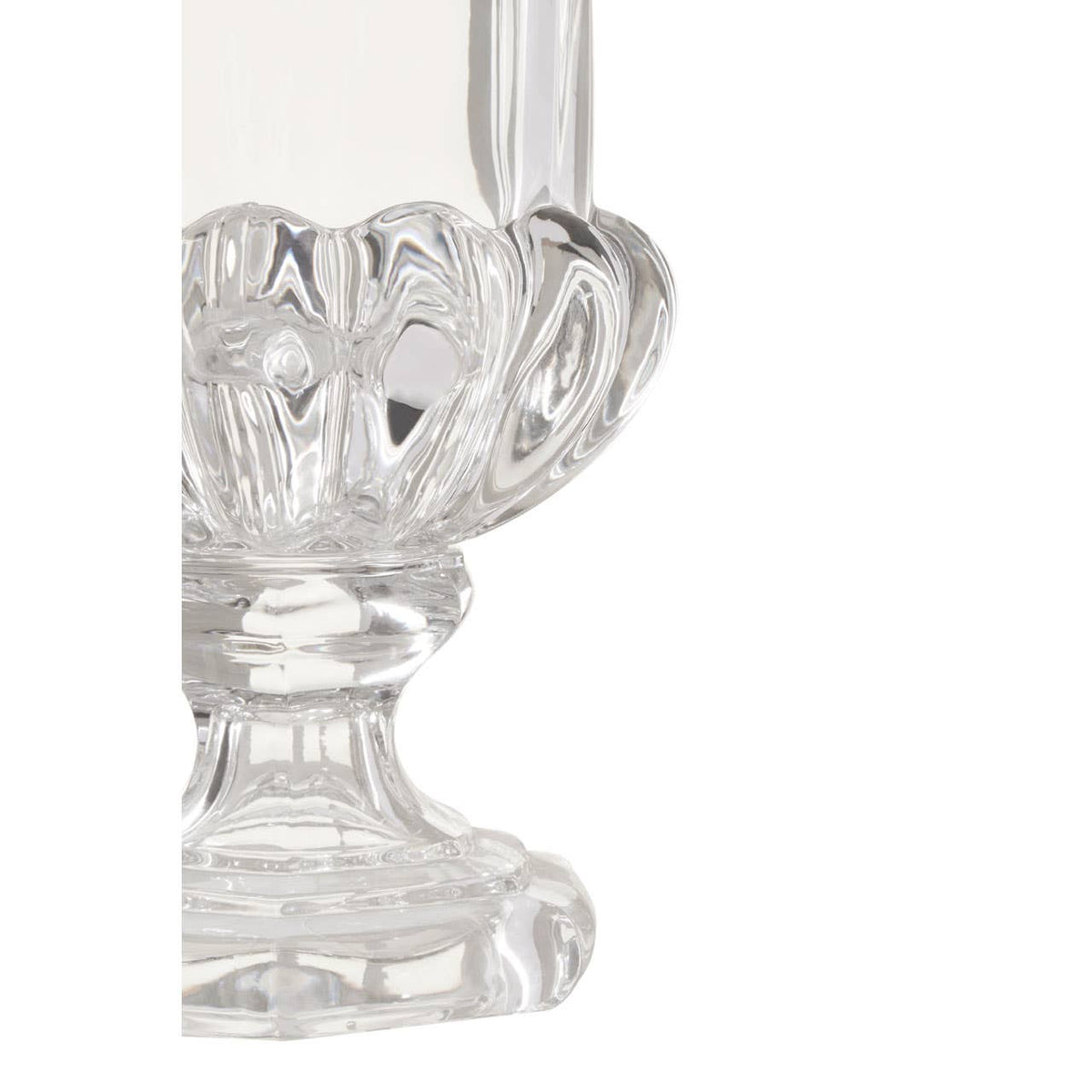 Savita Ribbed Glass Vase
