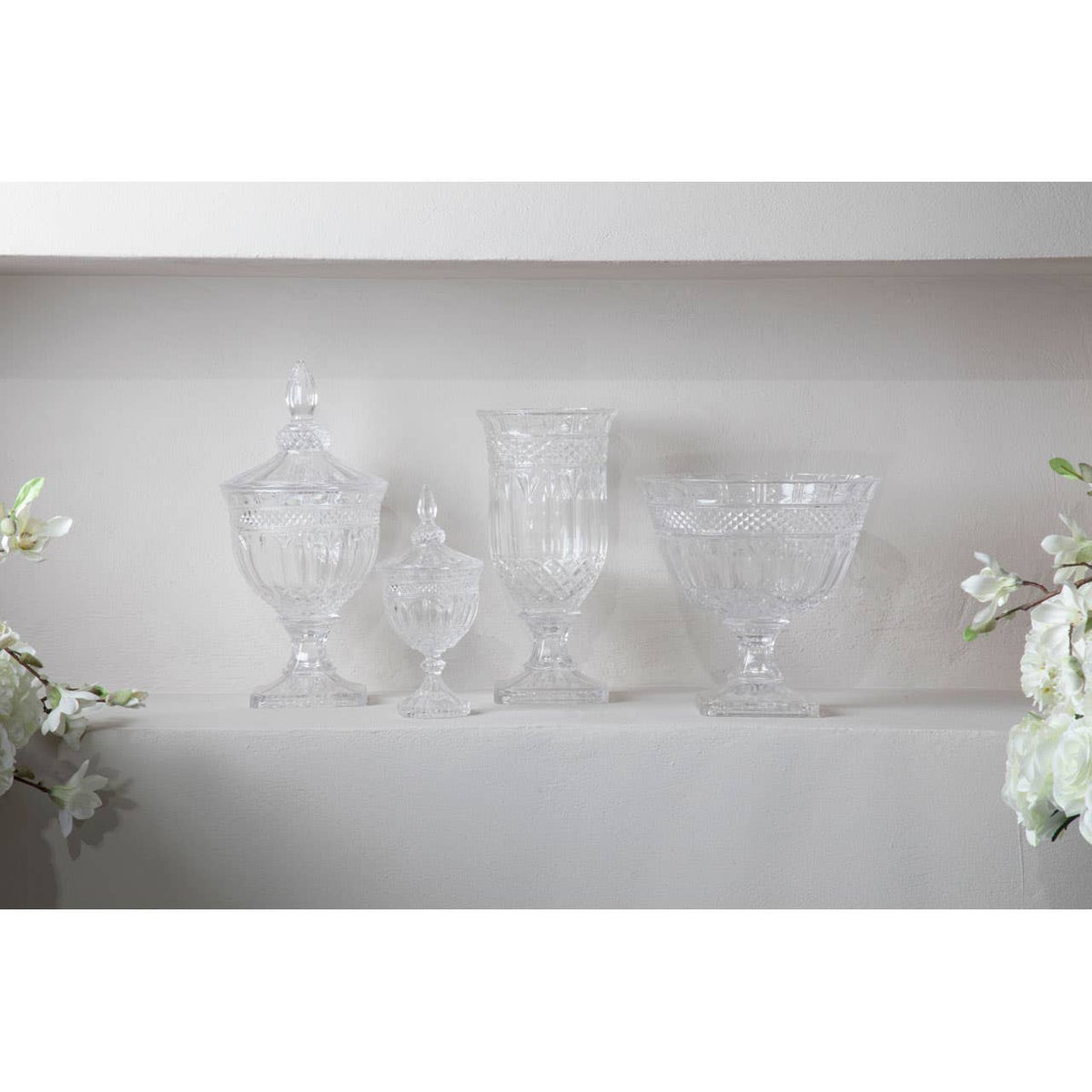 Savita Glass Storage Jar with Dome Lid