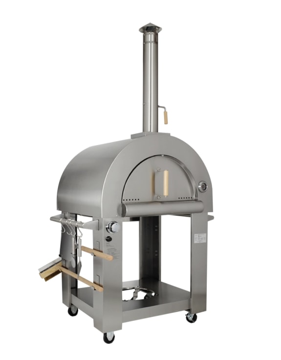 Stainless Steel Garden Pizza Oven with Accessories