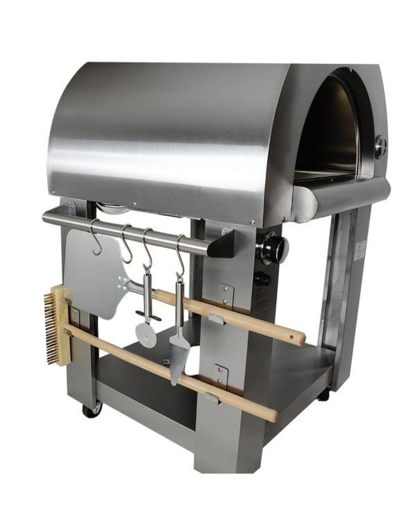 Stainless Steel Garden Pizza Oven with Accessories