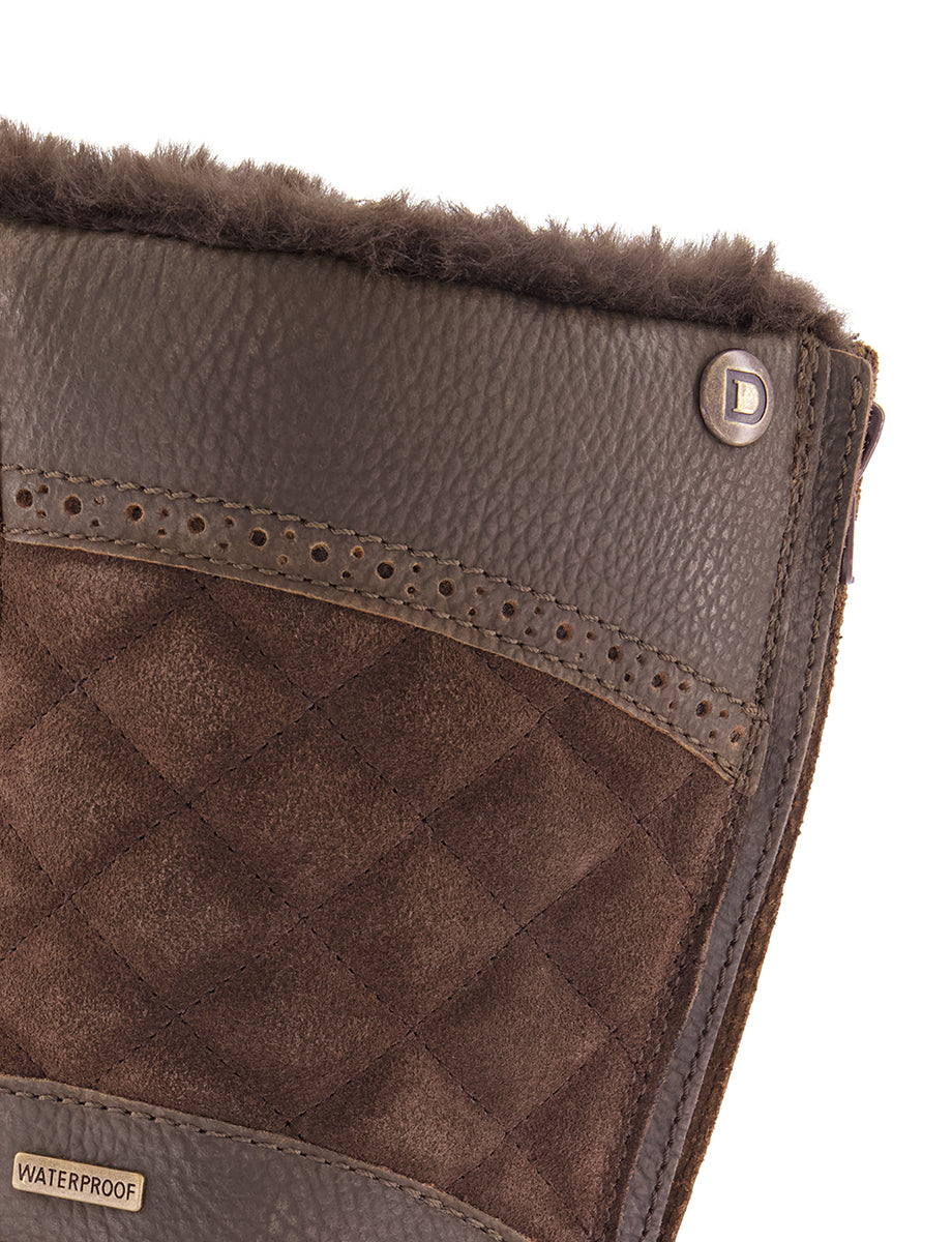 Dublin Yukon Quilt Country Boots – Chocolate Brown – product view 4