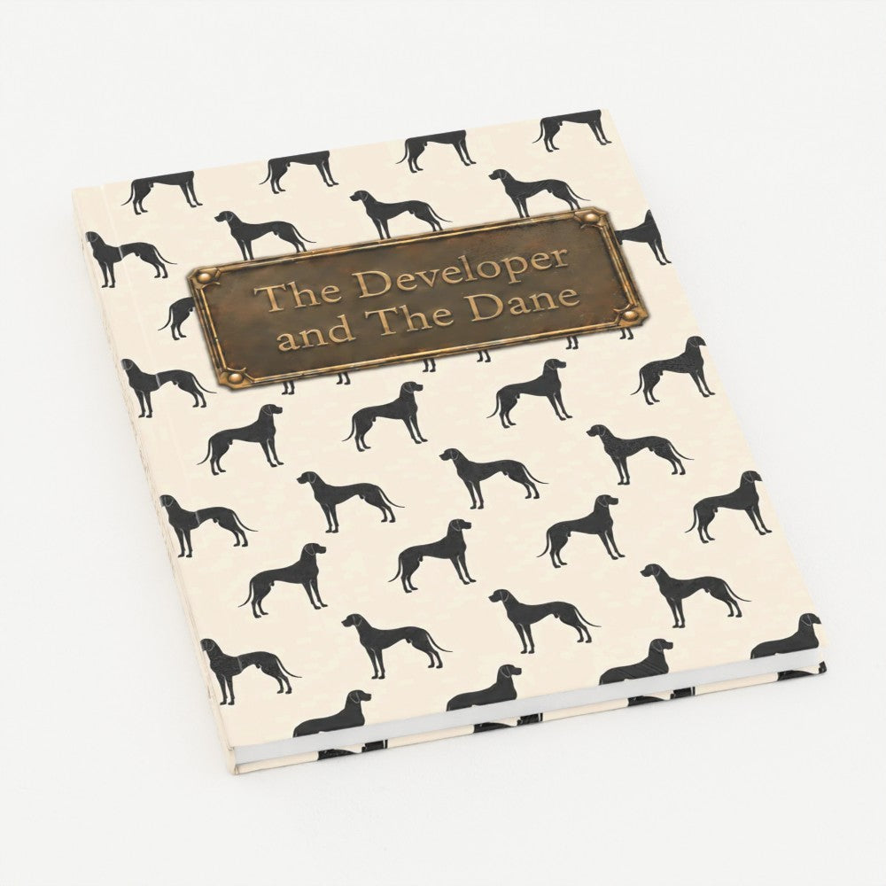 Great Dane Silhouette A5 Hardback Notebook