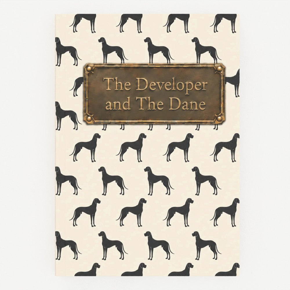 Great Dane Silhouette A5 Hardback Notebook