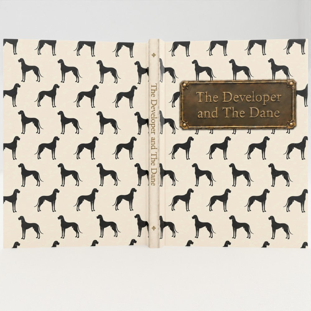 Great Dane Silhouette A5 Hardback Notebook