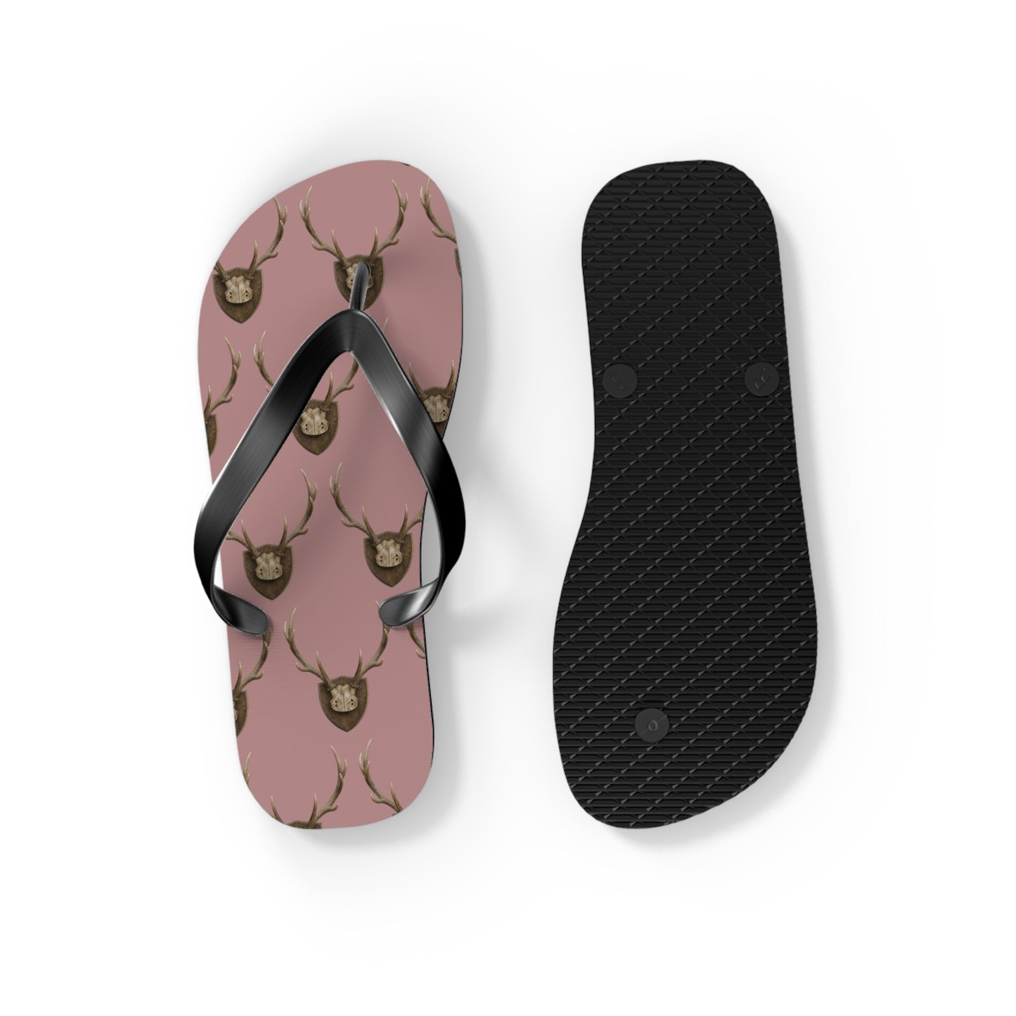 Vintage Stag Flip Flops | British Heritage Sandals | Womens