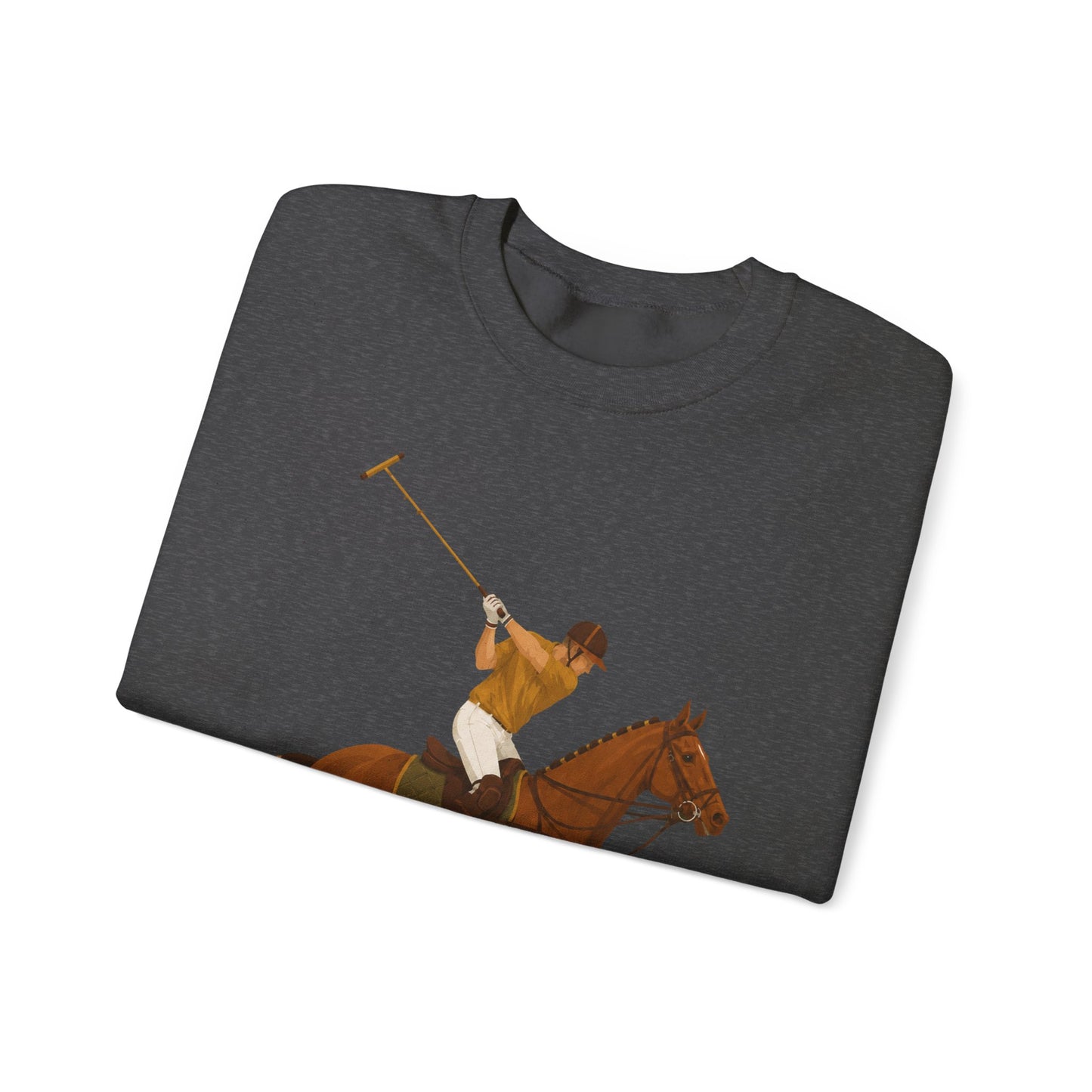 Global Colours -  Vintage Polo Horse Sweatshirt | Heritage Country Club Equestrian Graphic Crewneck