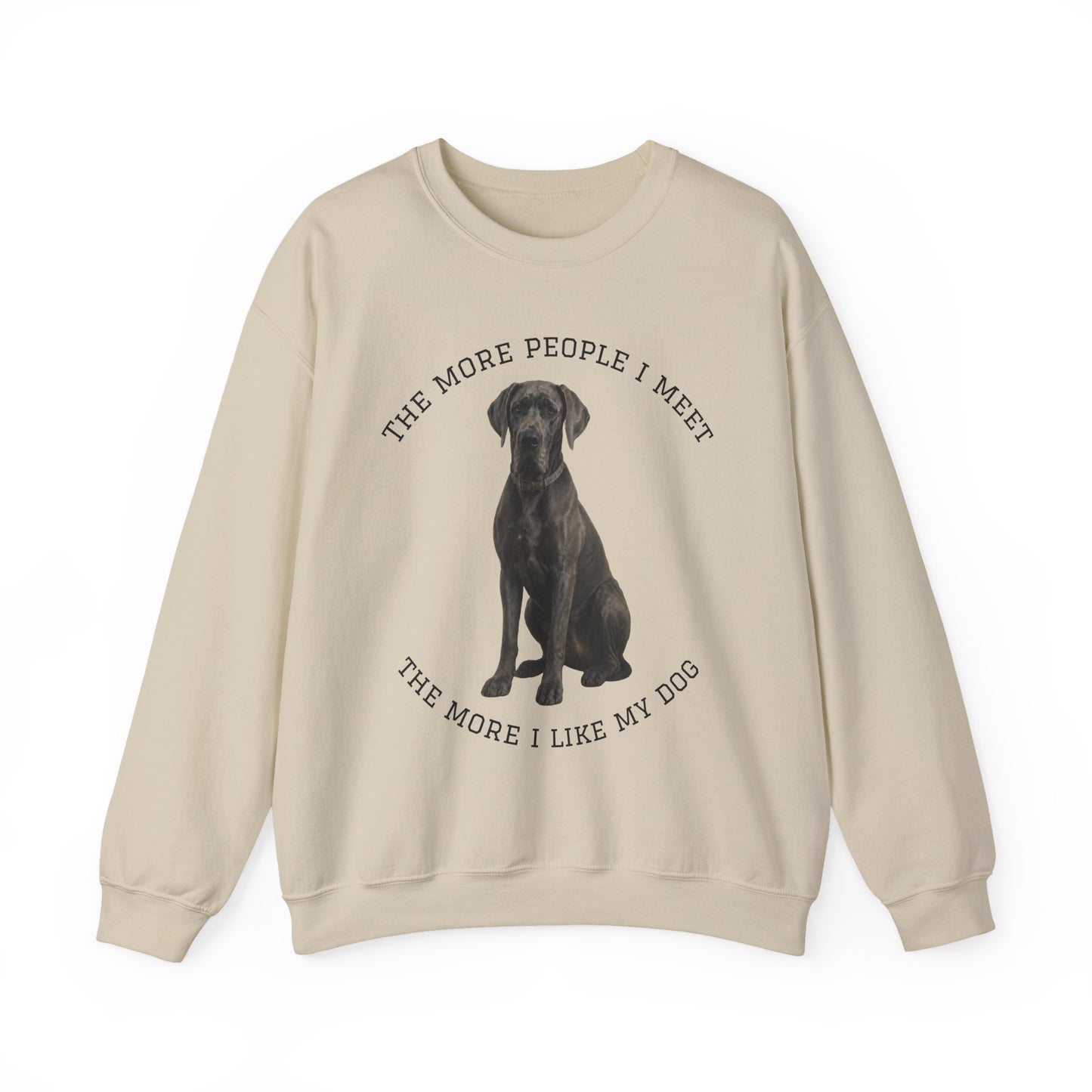 Blue Great Dane Crewneck Sweatshirt