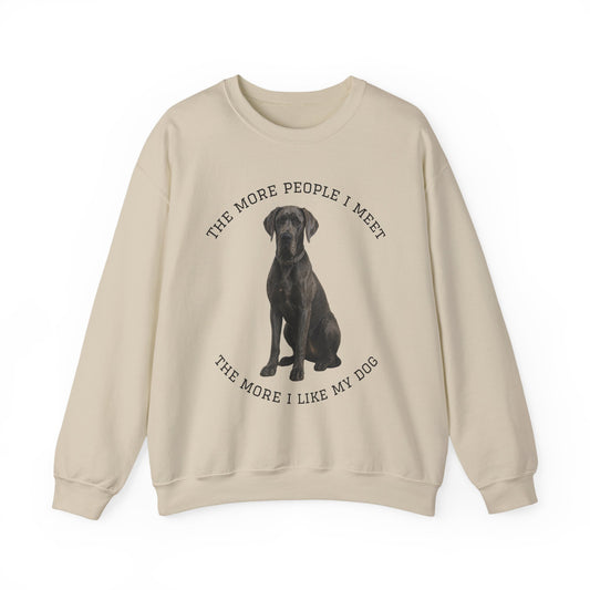 Blue Great Dane Crewneck Sweatshirt