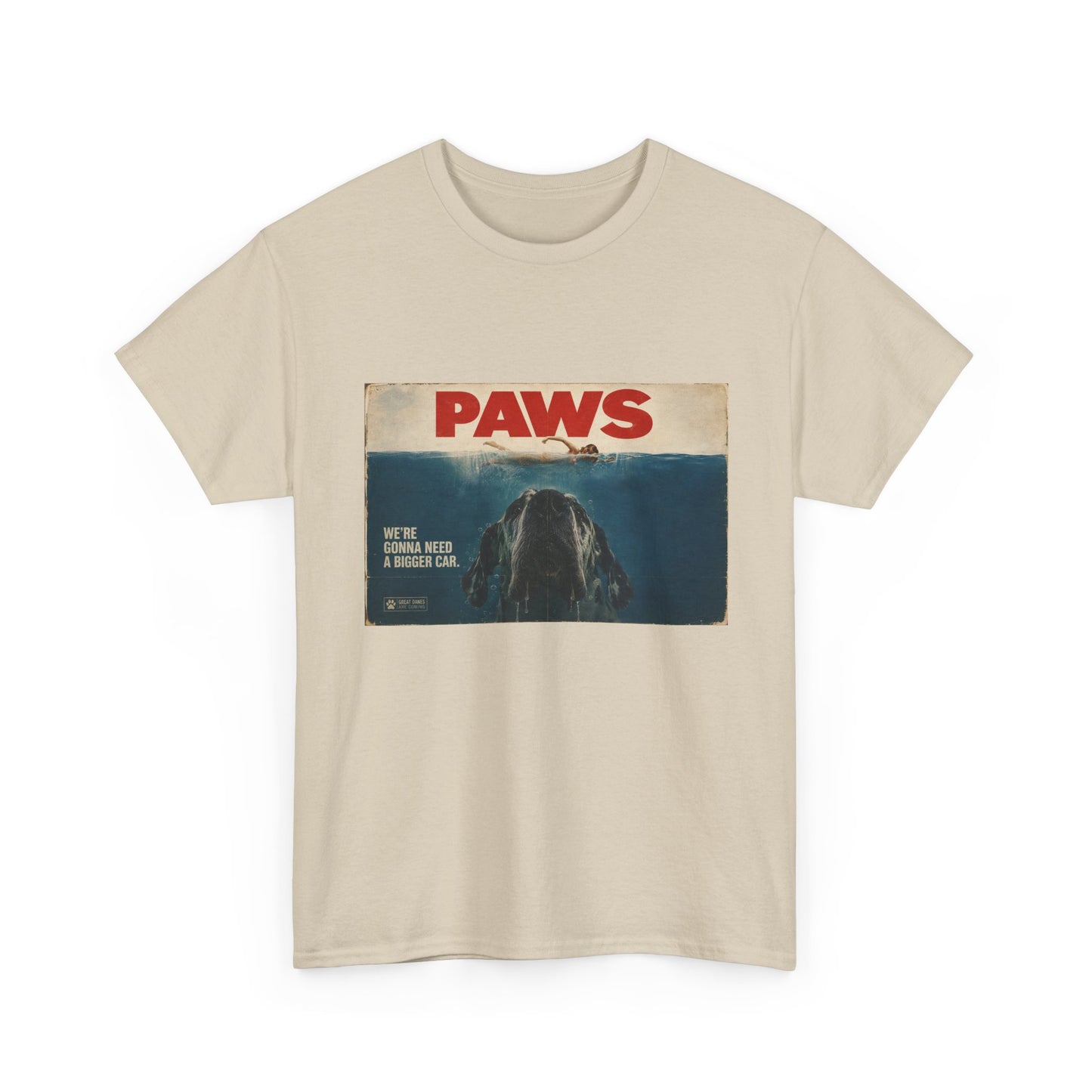 Paws  – Great Dane Movie T-Shirt
