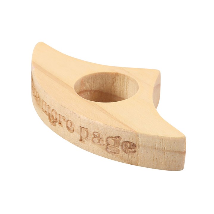 Book Worm Wooden Thumb Page Holder | Reading Gift