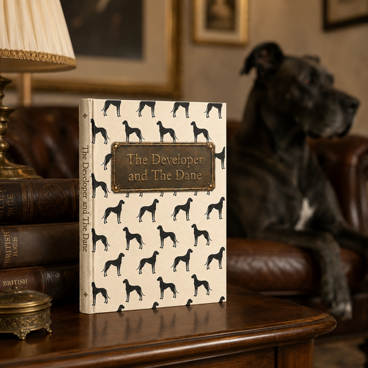 Great Dane Silhouette A5 Hardback Notebook