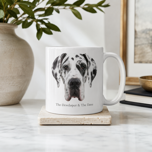 Harlequin Great Dane Mug – Great Dane Lover Gift