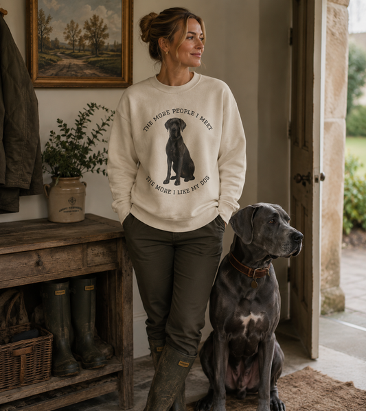 Blue Great Dane Crewneck Sweatshirt