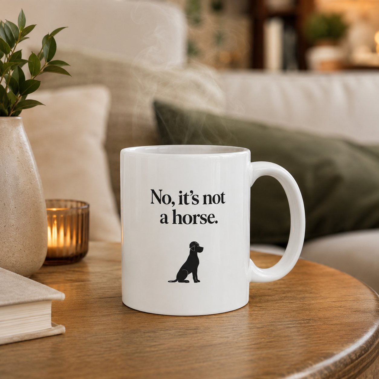 Great Dane mug Gift | "No it's not a horse" | Big Dog Lover