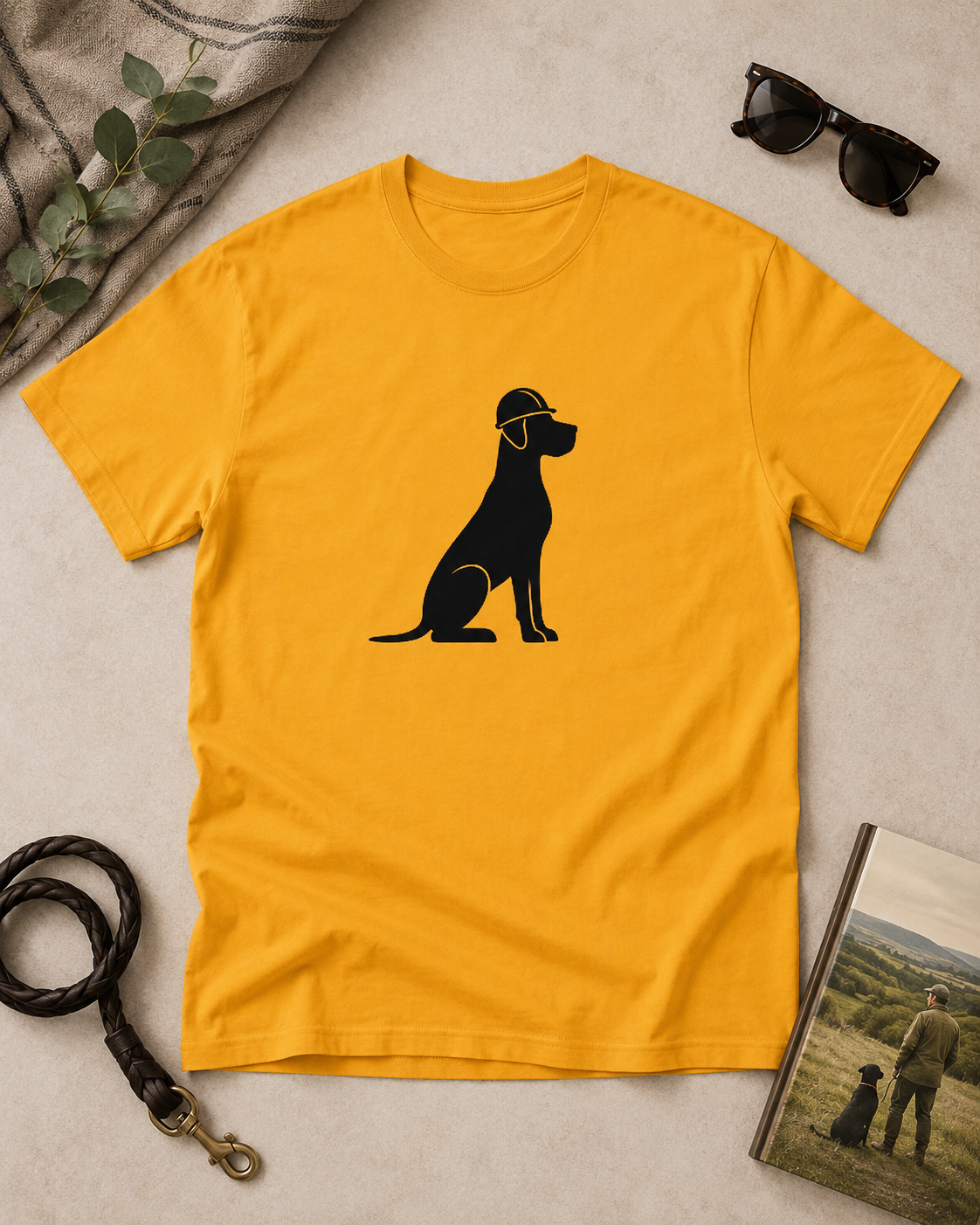 Unisex Great Dane T-Shirt, Dog Lover Shirt, Minimalist Logo Tee, Developer & The Dane