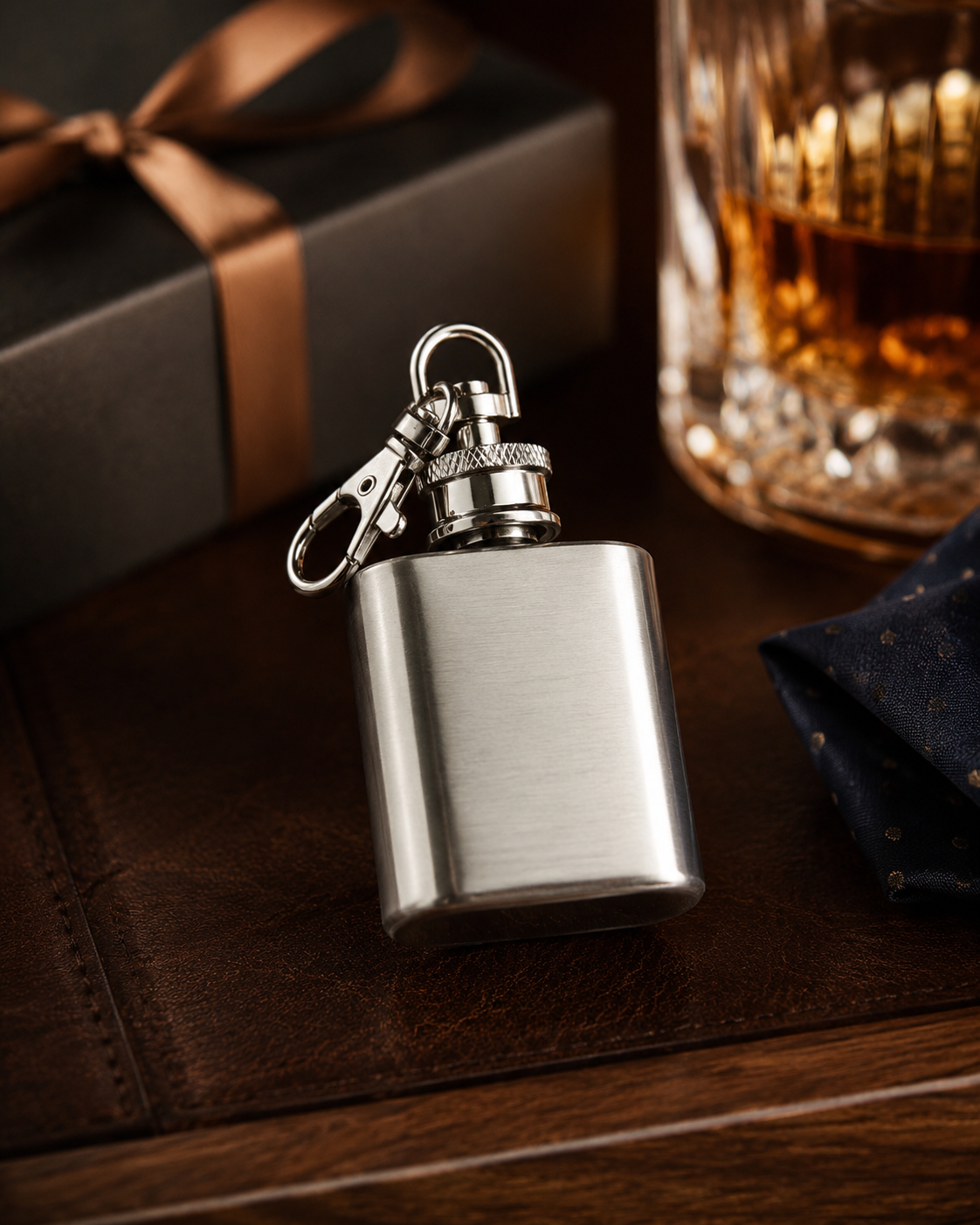 1oz Mini Hip Flask | Pocket-Sized Gift for Him