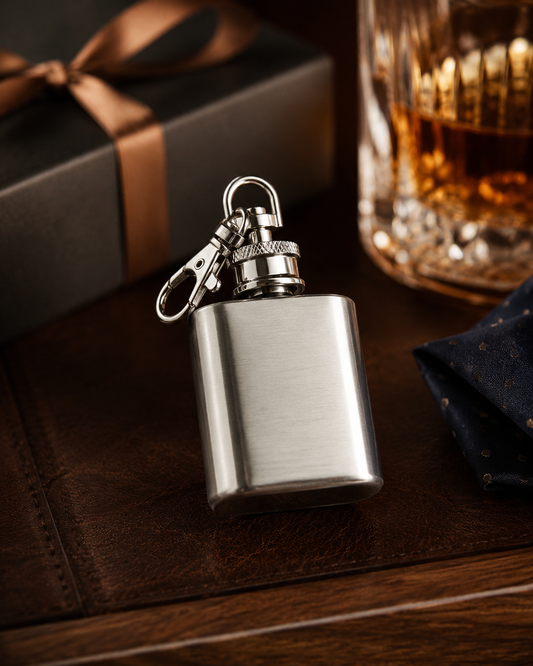 1oz Mini Hip Flask | Pocket-Sized Gift for Him