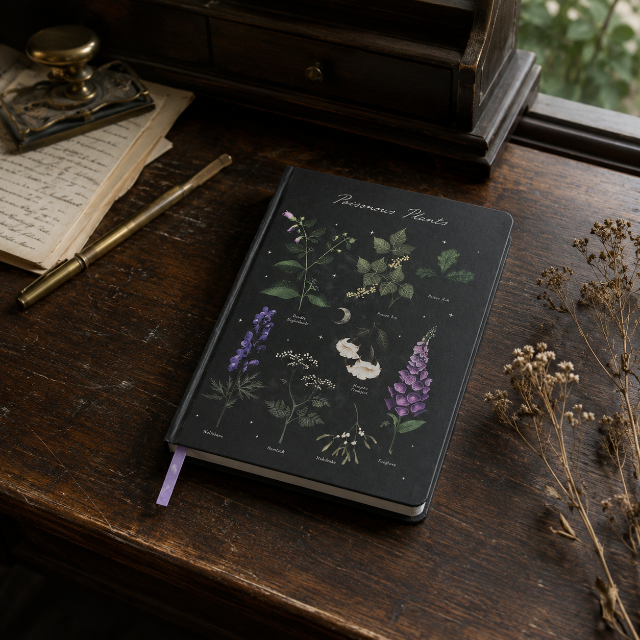 Poisonous Plants Botanical Notebook | A5 Lined Journal